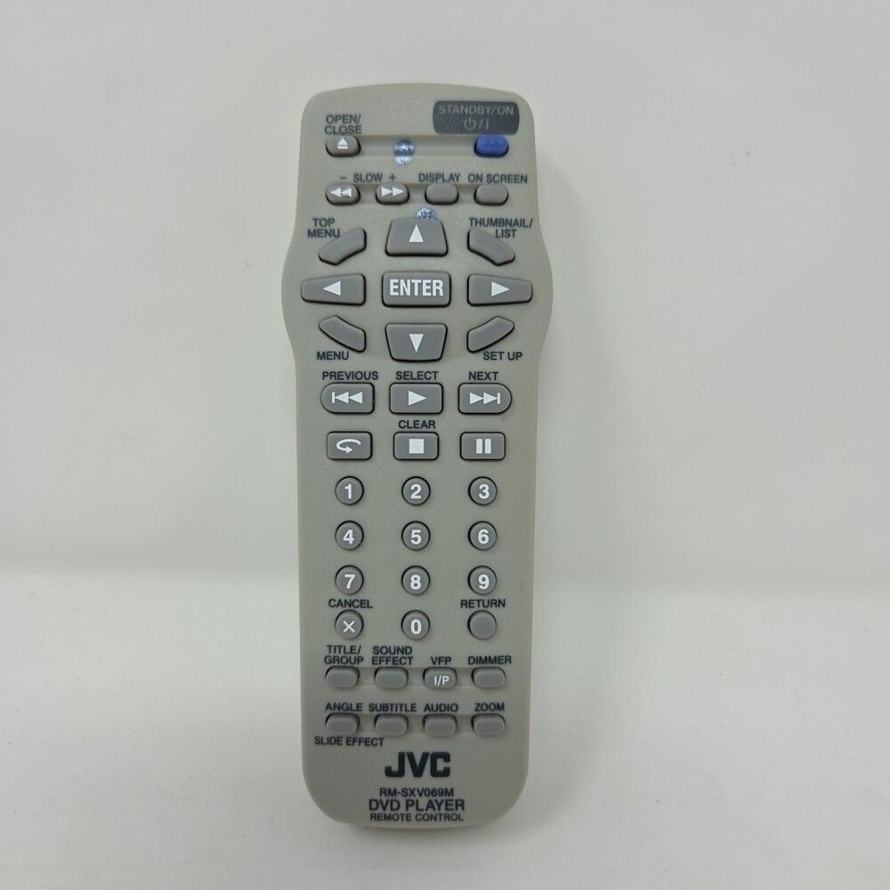 Genuine JVC RM-SXV069M DVD Player Remote - Has Been Tested
